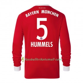 Fußballtrikots FC Bayern München Mats Hummels 5 2017-2018 Langarm Heimtrikotsatz kaufen