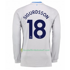 Fußballtrikots Everton Gylfi Sigurdsson 18 2017-2018 Langarm Auswärts-trikot kaufen
