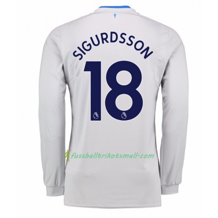 Fußballtrikots Everton Gylfi Sigurdsson 18 2017-2018 Langarm Auswärts-trikot kaufen