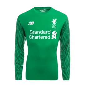 Fußballtrikots Liverpool Torwart Loris Karius 1 2017-2018 Langarm Heimtrikotsatz kaufen