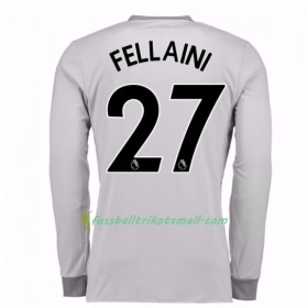 Fußballtrikots Manchester United Marouane Fellaini 27 2017-2018 Langarm Ausweichtrikot kaufen