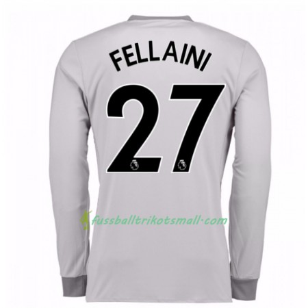 Fußballtrikots Manchester United Marouane Fellaini 27 2017-2018 Langarm Ausweichtrikot kaufen