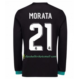 Fußballtrikots Real Madrid Alvaro Morata 21 2017-2018 Langarm Auswärts-trikot kaufen