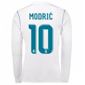 Fußballtrikots Real Madrid Luka Modric 10 2017-2018 Langarm Heimtrikotsatz kaufen
