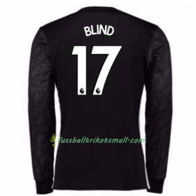 Fußballtrikots Manchester United Daley Blind 17 2017-2018 Langarm Auswärts-trikot kaufen