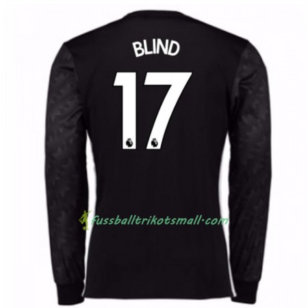 Fußballtrikots Manchester United Daley Blind 17 2017-2018 Langarm Auswärts-trikot kaufen