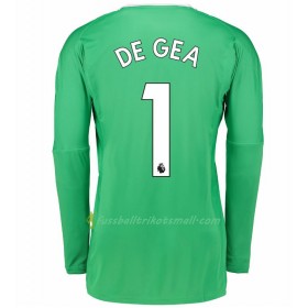 Fußballtrikots Manchester United Torwart David de Gea 1 2017-2018 Langarm Auswärts-trikot kaufen