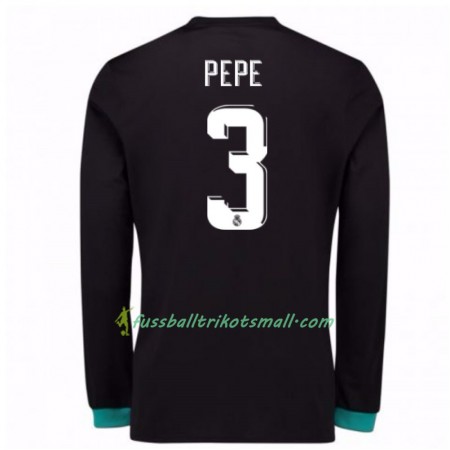Fußballtrikots Real Madrid Pepe 3 2017-2018 Langarm Auswärts-trikot kaufen