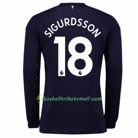 Fußballtrikots Everton Gylfi Sigurdsson 18 2017-2018 Langarm Ausweichtrikot kaufen