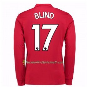 Fußballtrikots Manchester United Daley Blind 17 2017-2018 Langarm Heimtrikotsatz kaufen