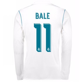 Fußballtrikots Real Madrid Gareth Bale 11 2017-2018 Langarm Heimtrikotsatz kaufen