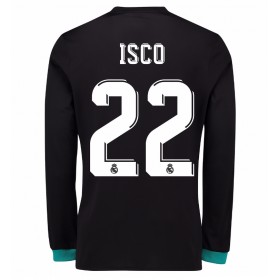 Fußballtrikots Real Madrid Isco 22 2017-2018 Langarm Auswärts-trikot kaufen