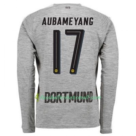 Fußballtrikots Borussia Dortmund Aubameyang 17 2017-2018 Langarm Ausweichtrikot kaufen