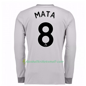Fußballtrikots Manchester United Juan Mata 8 2017-2018 Langarm Ausweichtrikot kaufen