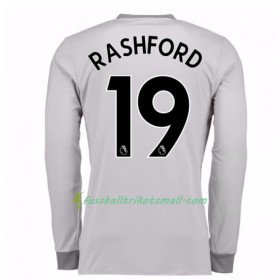 Fußballtrikots Manchester United Marcus Rashford 19 2017-2018 Langarm Ausweichtrikot kaufen