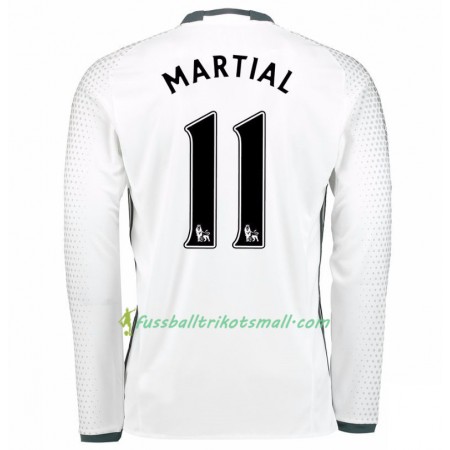 Fußballtrikots Manchester United Anthony Martial 11 2017-2018 Langarm Ausweichtrikot kaufen