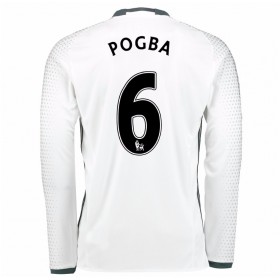 Fußballtrikots Manchester United Paul Pogba 6 2017-2018 Langarm Ausweichtrikot kaufen