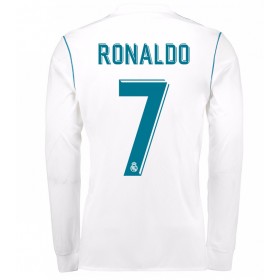 Fußballtrikots Real Madrid Cristiano Ronaldo 7 2017-2018 Langarm Heimtrikotsatz kaufen