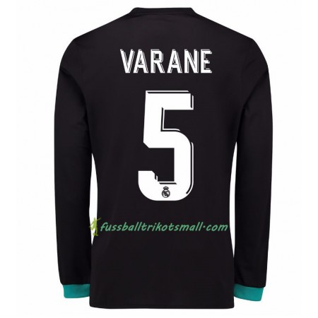 Fußballtrikots Real Madrid Raphael Varane 5 2017-2018 Langarm Auswärts-trikot kaufen