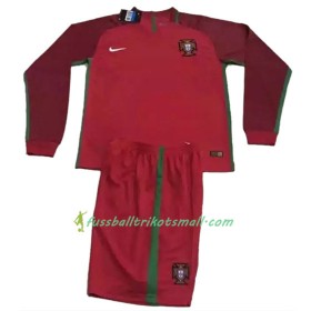 Fußballtrikots Portugal Heimtrikotsatz Euro 2016 Langarm