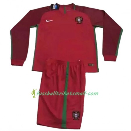 Fußballtrikots Portugal Heimtrikotsatz Euro 2016 Langarm
