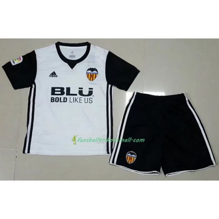 Fußballtrikots FC Valencia Kinder 2017-2018 Kurzarm Heimtrikotsatz kaufen