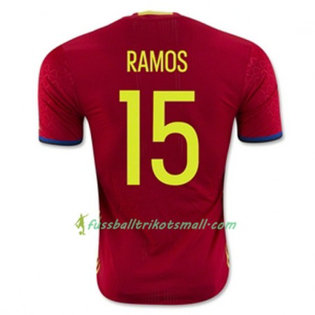 Fußballtrikots Spanien RAMOS Heimtrikotsatz Euro 2016