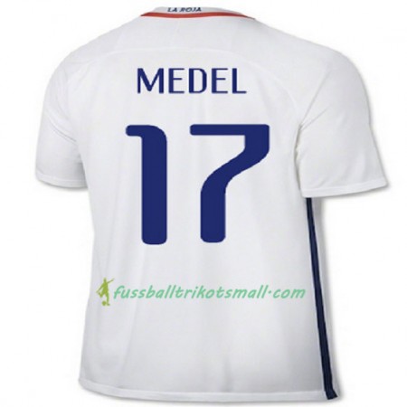 Fußballtrikots Chile MEDEL 2016-2017 Kurzarm Auswärts-trikot kaufen