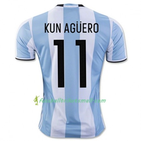 Fußballtrikots Argentinien KUN AGUERO 2016-2017 Kurzarm Heimtrikotsatz kaufen