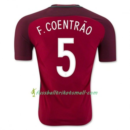 Fußballtrikots Portugal F COENTRAO Heimtrikotsatz Euro 2016