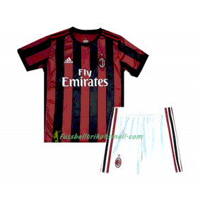 Fußballtrikots AC Mailand Kinder 2017-2018 Kurzarm Heimtrikotsatz kaufen