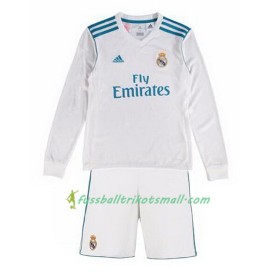 Fußballtrikots Real Madrid Kinder 2017-2018 Langarm Heimtrikotsatz kaufen