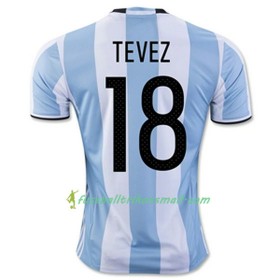 Fußballtrikots Argentinien TEVEZ 2016-2017 Kurzarm Heimtrikotsatz kaufen