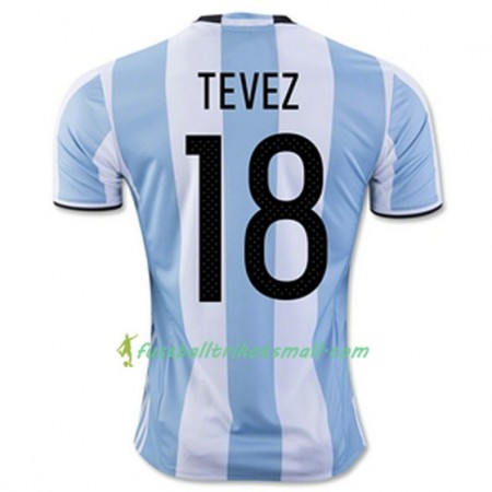 Fußballtrikots Argentinien TEVEZ 2016-2017 Kurzarm Heimtrikotsatz kaufen