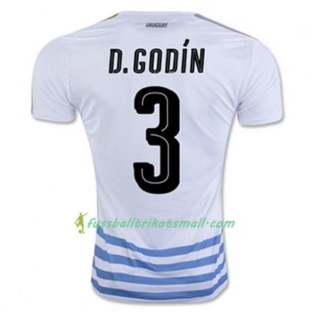Fußballtrikots Uruguay Diego Godín 2016-2017 Kurzarm Auswärts-trikot kaufen