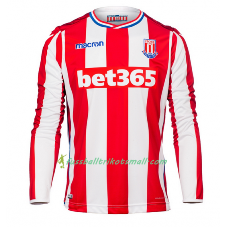 Fußballtrikots Stoke City 2017-2018 Langarm Heimtrikotsatz kaufen