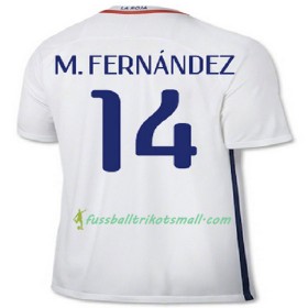 Fußballtrikots Chile M FERNANDEZ 2016-2017 Kurzarm Auswärts-trikot kaufen