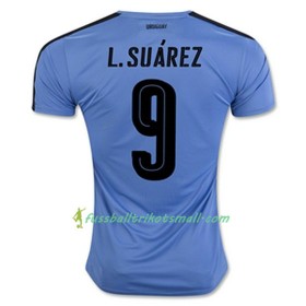 Fußballtrikots Uruguay Luis Suárez 2016-2017 Kurzarm Heimtrikotsatz kaufen