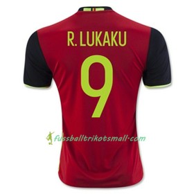 Fußballtrikots Belgien R LUKAKU Heimtrikotsatz Euro 2016