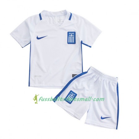 Fußballtrikots Griechenland Kinder 2016-2017 Kurzarm Heimtrikotsatz kaufen