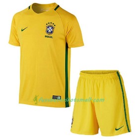 Fußballtrikots Brasilien Kinder 2016-2017 Kurzarm Heimtrikotsatz kaufen
