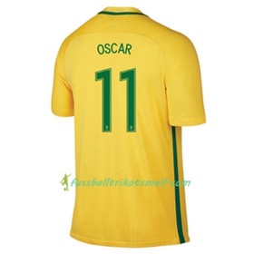 Fußballtrikots Brasilien OSCAR 2016-2017 Kurzarm Heimtrikotsatz kaufen