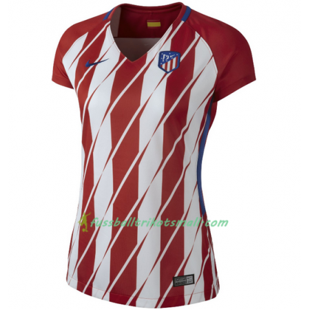 Fußballtrikots Atlético Madrid Frauens 2017-2018 Kurzarm Heimtrikotsatz kaufen