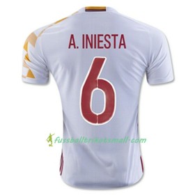 Fußballtrikots Spanien A INIESTA Auswärts-trikot Euro 2016