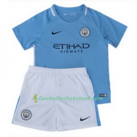Fußballtrikots Manchester City Kinder 2017-2018 Kurzarm Heimtrikotsatz kaufen