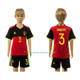 Fußballtrikots Belgien Lombaerts 3 Kinder 2016 Kurzarm Heimtrikotsatz kaufen