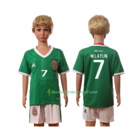 Fußballtrikots Mexiko M.Layun 7 Kinder 2016 Kurzarm Heimtrikotsatz kaufen