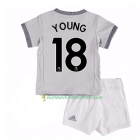 Fußballtrikots Manchester United Ashley Young 18 Kinder 2017-2018 Kurzarm Ausweichtrikot kaufen