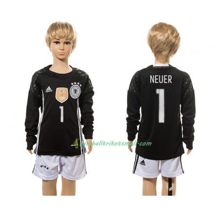 Fußballtrikots Deutschland Neuer 1 Torwart Kinder Heimtrikotsatz 2017 Langarm