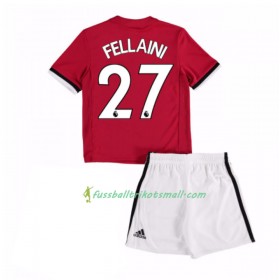 Fußballtrikots Manchester United Marouane Fellaini 27 Kinder 2017-2018 Kurzarm Heimtrikotsatz kaufen